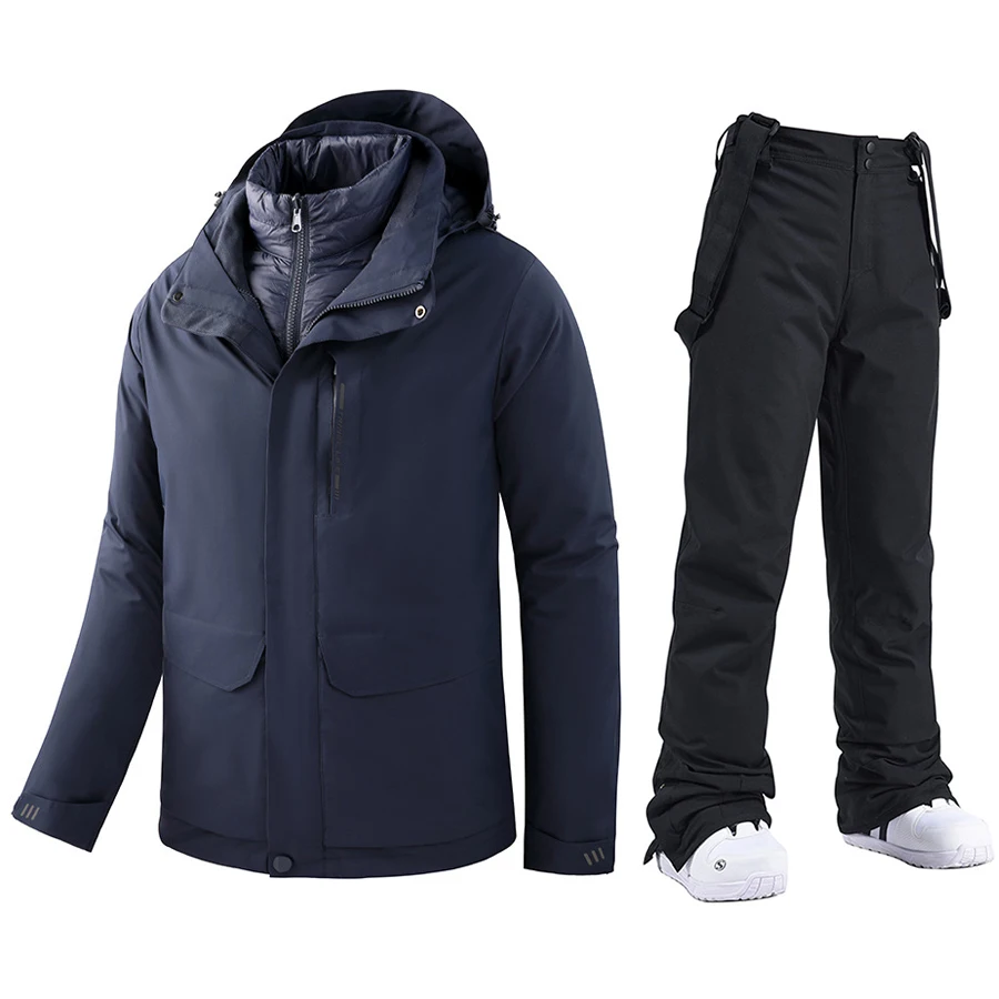 Doudoune thermique imperméable et pantalon 506 pour homme, combinaison de ski et de snowboard, haute qualité, hiver, nouveau, 2022