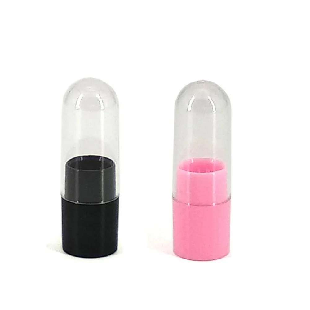 

1.7g Lip Balm Tubes Mini Empty Lipstick Container 9.3mm Black Pink Cosmetics Packing Bottles