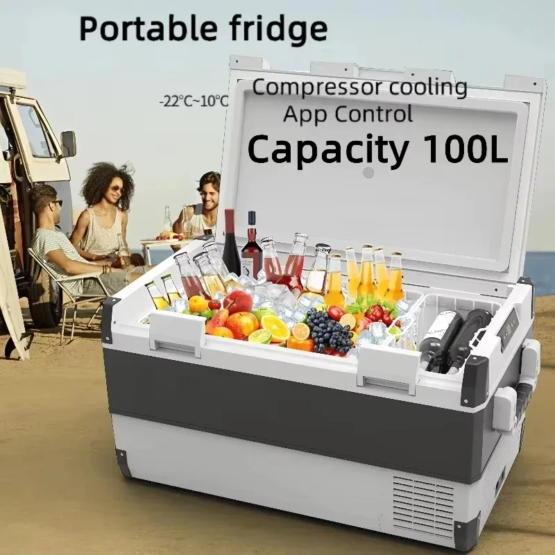 100-Liter large-capacity car refrigerator for RVs and large vehicles