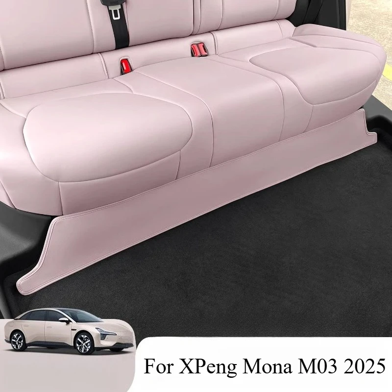 

Для XPeng Mona M03 2025 противоударная накладка под заднее сиденье, оригинальная автомобильная цветная защитная накладка, грязеотталкивающие аксессуары для модификации