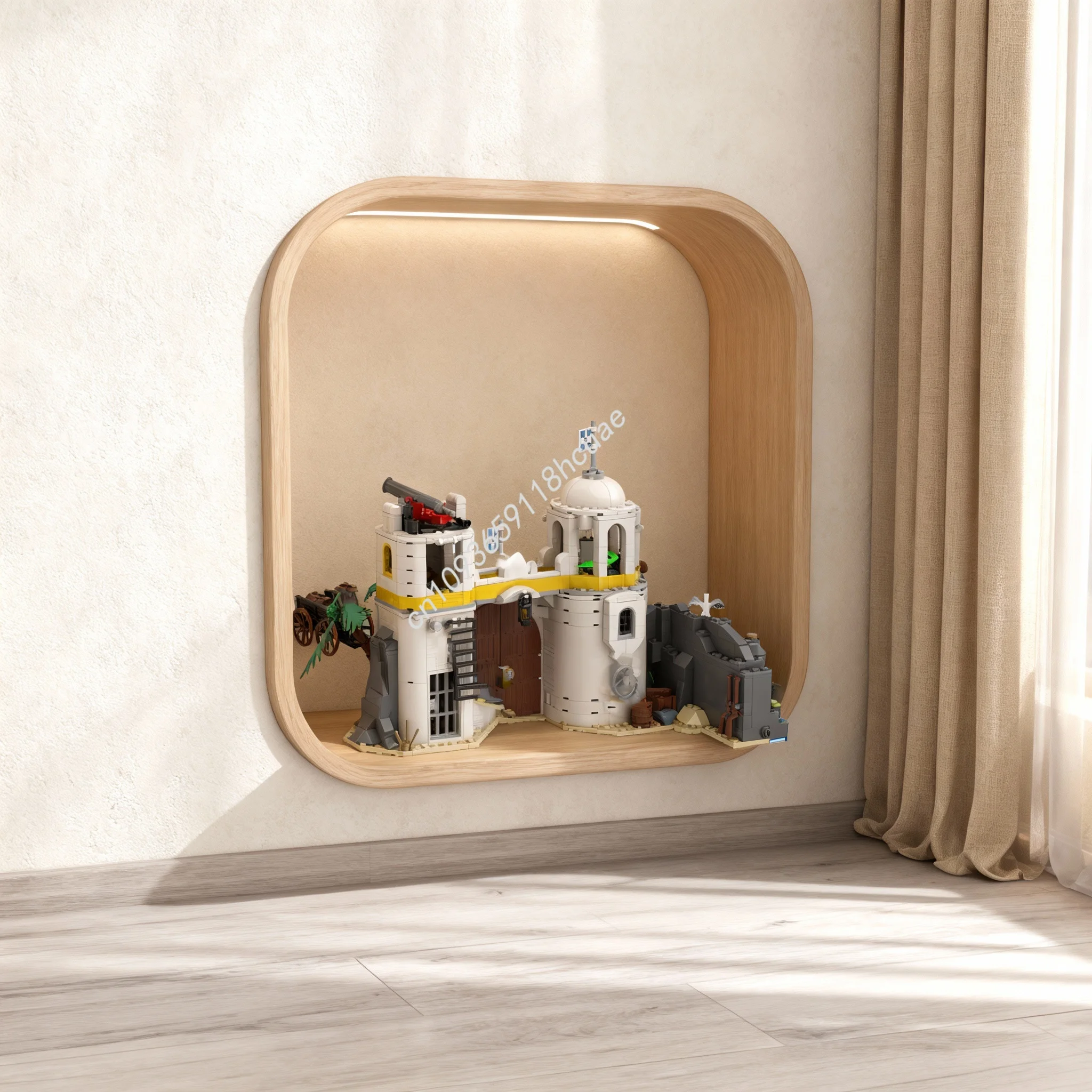 ตัวต่อ MOC 774 ชิ้น ชุดทหารจักรวรรดิ ประตู ประภาคาร โจรสลัด ของเล่นแบบประกอบ สถาปัตยกรรม ของขวัญคริสต์มาส ของเล่นเสริมพัฒนาการ