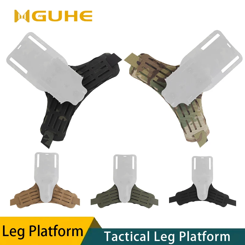 

Leg Tactical Platform, MOLLE Comfortable Padding, Thigh Strap for QLS MHA UBL, 3-hole Holster Adapter Accessories
