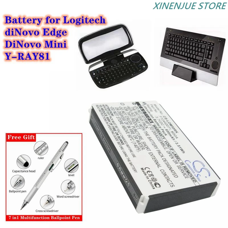 KeyboardBattery3.7V/950mAh190304-2004,F12440071,M50AforLOGITECHdiNovoEdge,DiNovoMini,Y-RAY81-AliExpress