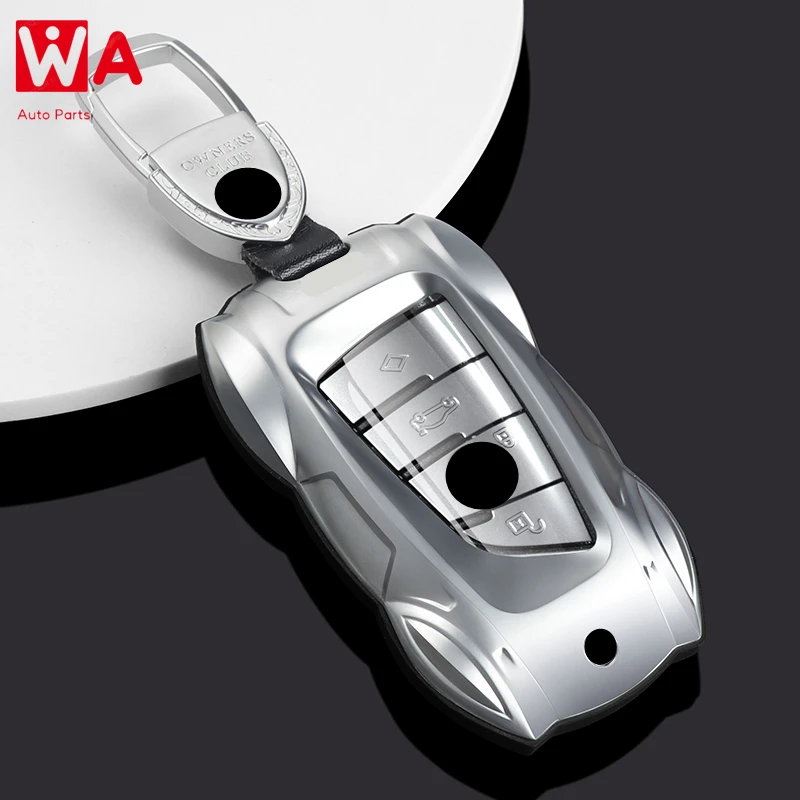 

Metal Car Remote Key Cover Case Holder Shell Fob For BMW 225i 325i 530i 630i 840i 120i X3 X6 X5 X7 X1 I3 X2 1 3 5 7 Series 740i