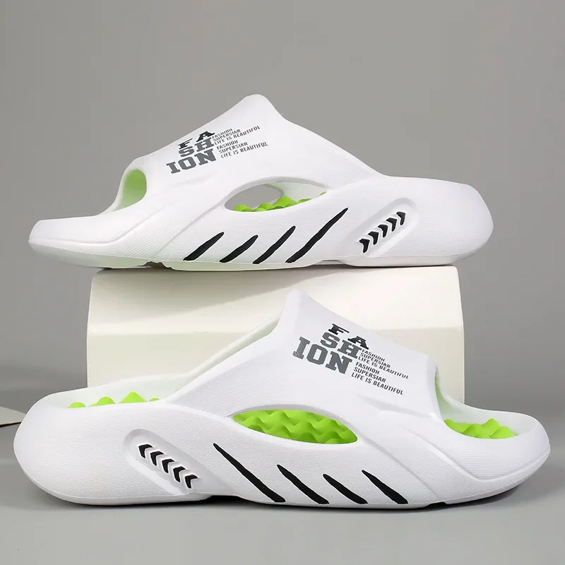 

Men Massage Slippers Sides Indoor Outdoor Sandals Beach Casual Shoes Soft Sole Slides Men Flip-flops Men's Sandals 2026