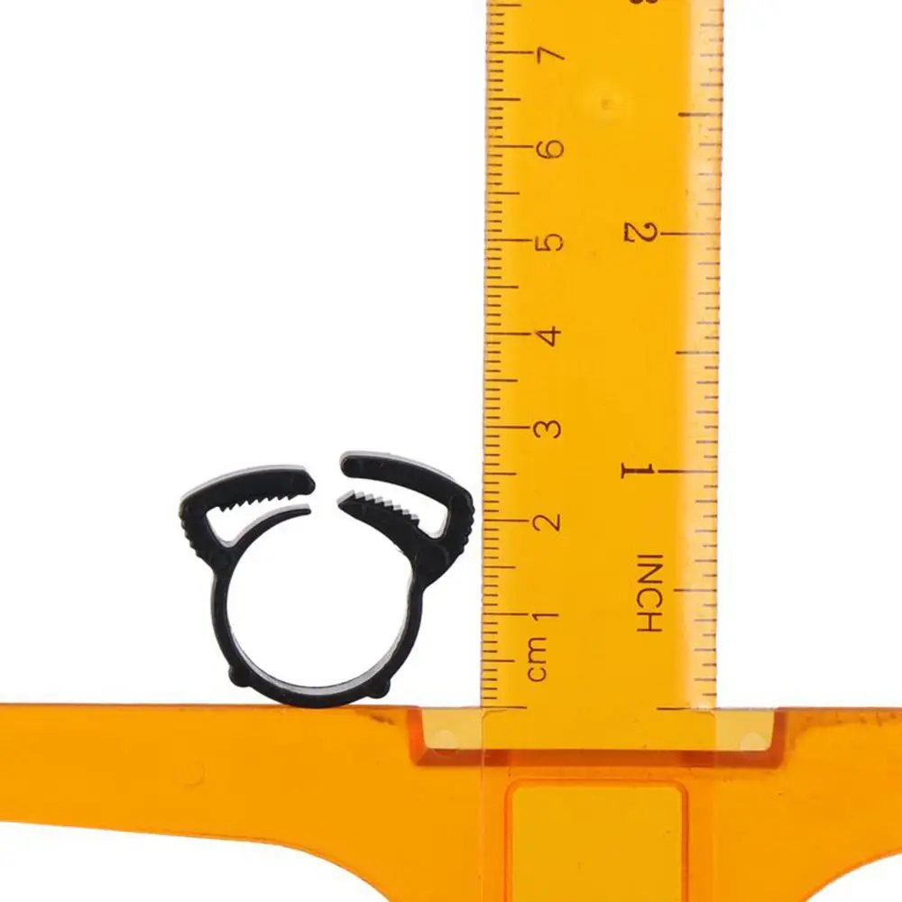 10 Pack 1" Heavy Duty Double Gripping Nylon Black Nylon Plastic Hose Clamps Heavy Duty Snap Grip Tubing/Hose image 5