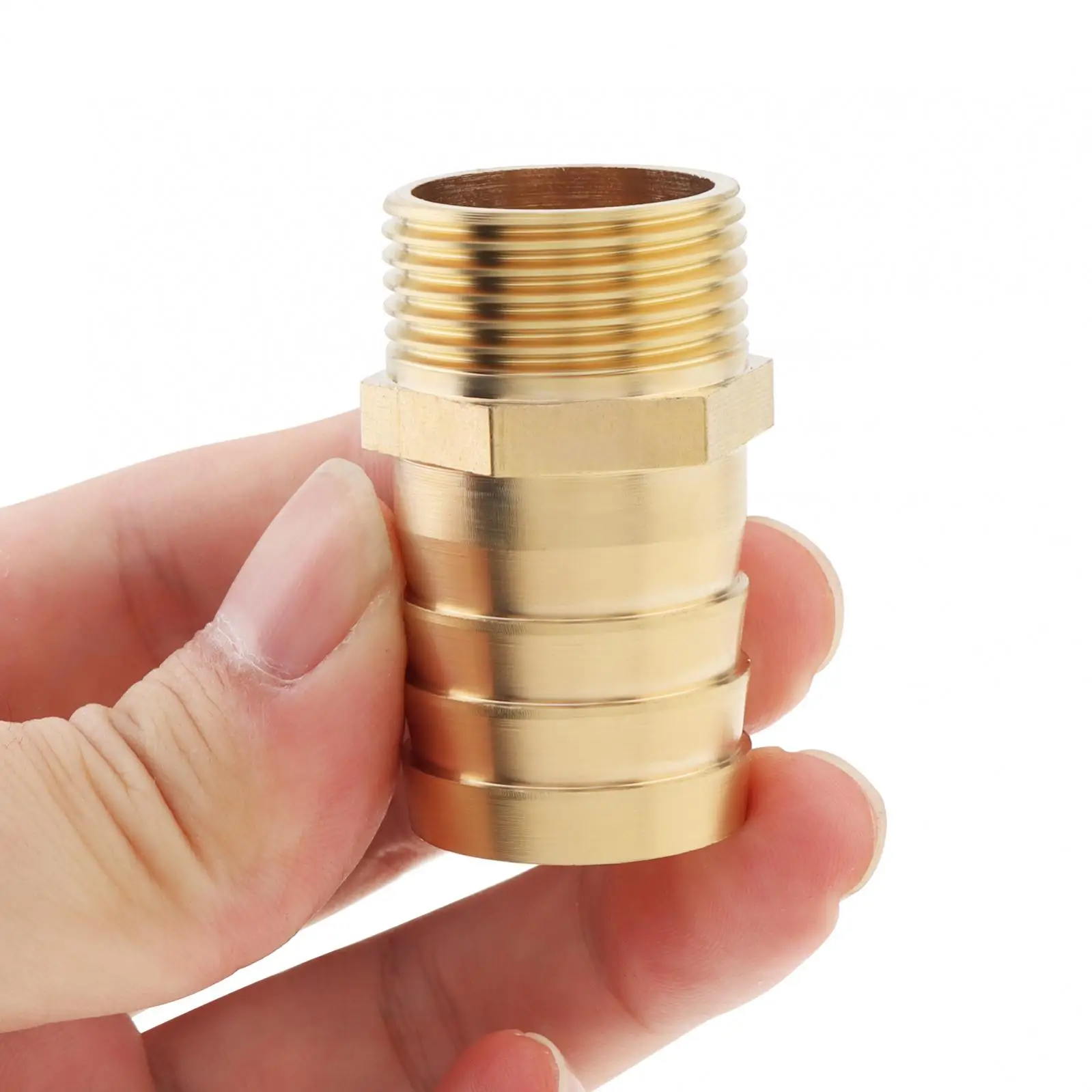 Accesorios de tubería de 3/4 pulgadas, manguera de latón macho, cola de lengüeta, manguera de 12mm/25mm, conector de tubo hembra, adaptador de acoplador de junta