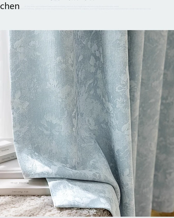 

ZML Custom Blackout Curtains for Bedroom Modern Simple Living Room Bay Window High-end Feel