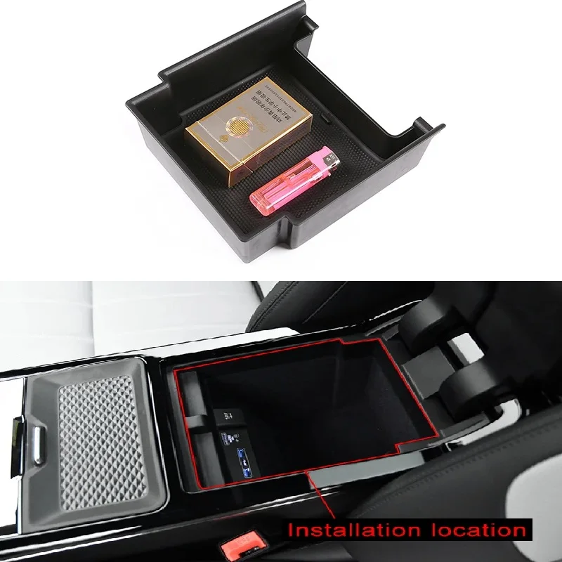 

For Range Rover Evoque 2019 2020 Year Car Center Console Storage Box Phone Tray Accessories Interior Mouldings