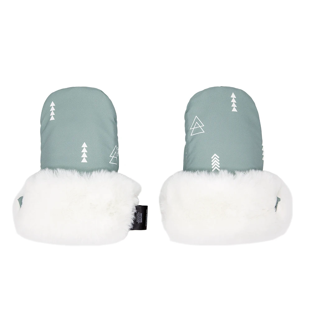 Kinderwagen-Handschuhe, 1 Paar, Winter, winddicht, warm, süßer Bär, brauner Stil, universelle Kinderwagen-Handschuhe, wasserdichtes Kinderwagen-Zubehör