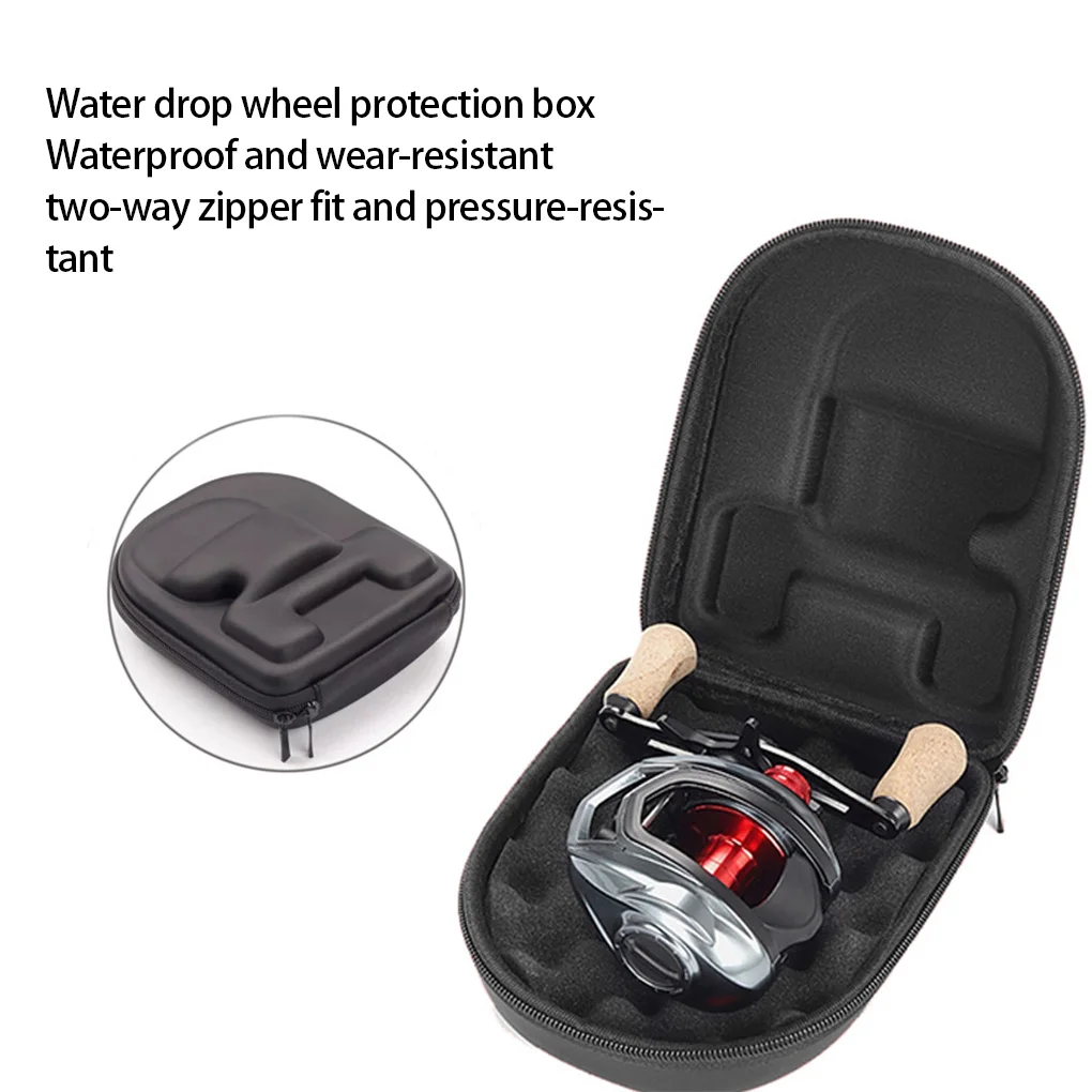 

Fishing Reel Storage Case Waterproof Shockproof Baitcasting Wheel Bag