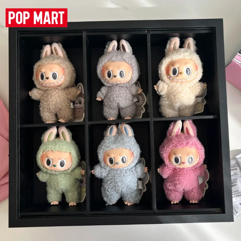

Genuine POP MART Labubu Macaron Series 1.0 Blind Box Short Plush Soft Texture Sweet and Cool Pendant Surprise Gift