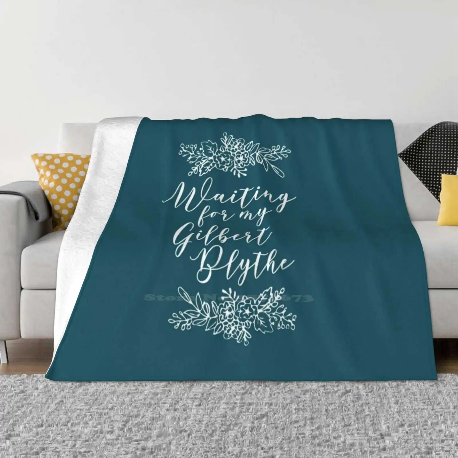 Waiting For My Gilbert Blythe , Anne Of Green Gables , Anne With An E Fashion Soft Warm Throw Blanket Anne Of Green Gables Anne