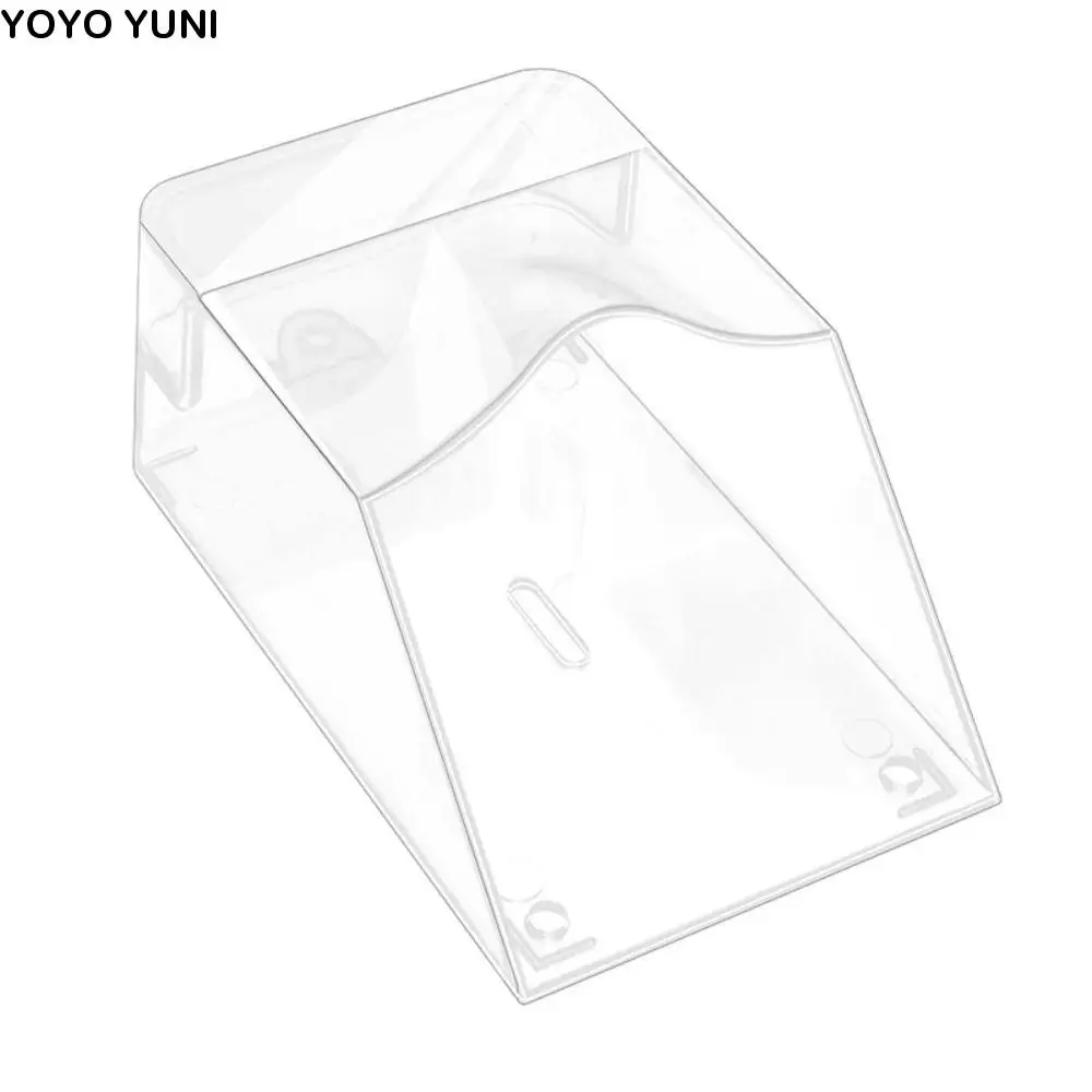

Transparent Wireless Doorbell Rain Cover Universal Humanized Design Doorbell Waterproof Cover PC Tough Material