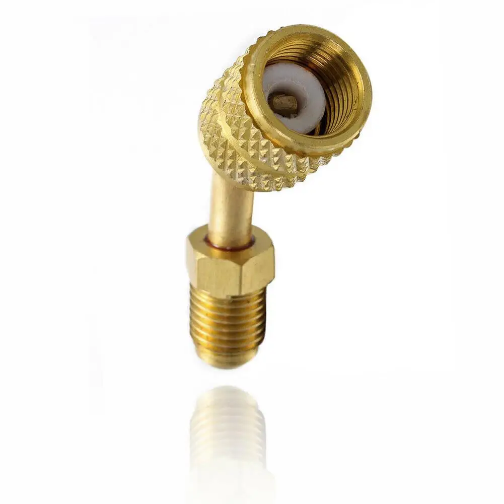 Para aire acondicionado automático R410A R22 R32 aire acondicionado móvil X rosca 1/4 M adaptador herramienta con adaptador de refrigerador