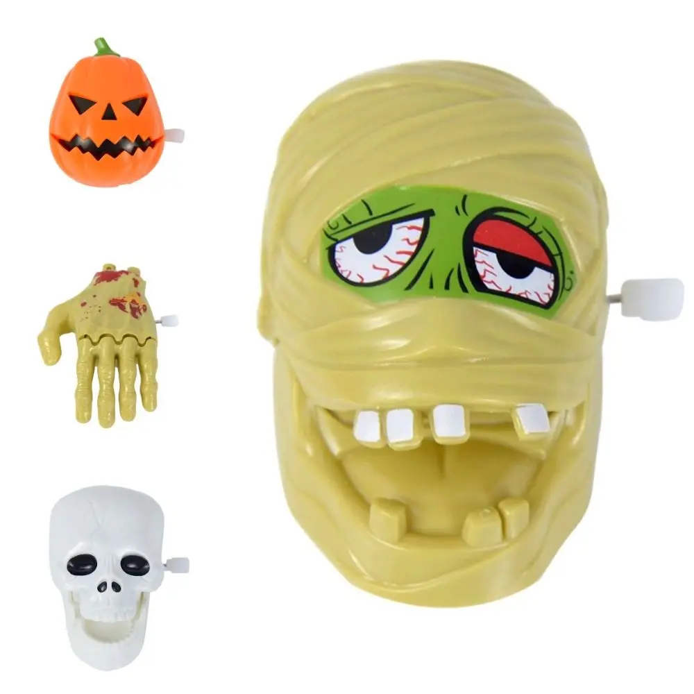 Abóbora halloween relógio brinquedo múmia realista mão quebrada acabar brinquedos de pelúcia mão quebrada abóbora relógio brinquedo das crianças