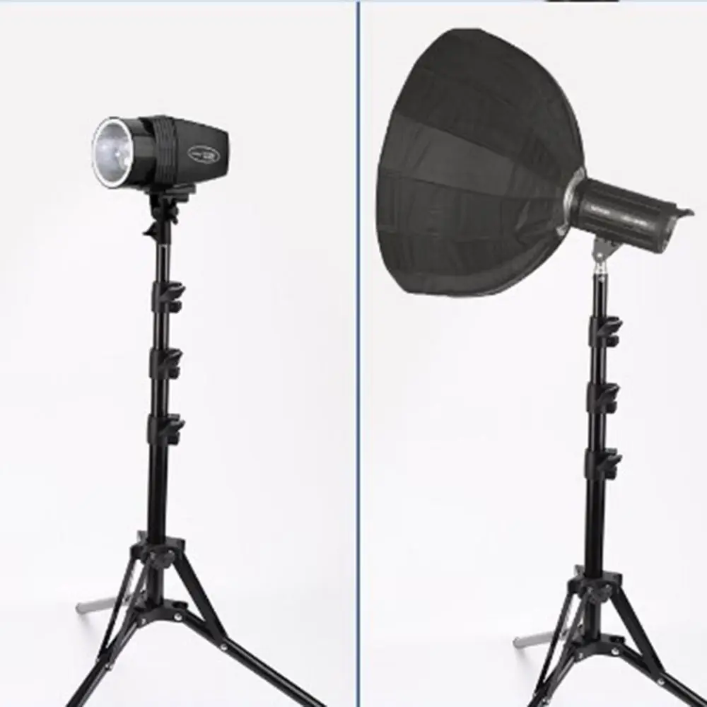 

Adjustable Light Stand Portable Multifunction Metal Camera Tripod Stretchable Reverse Folding Tripod Light Stands