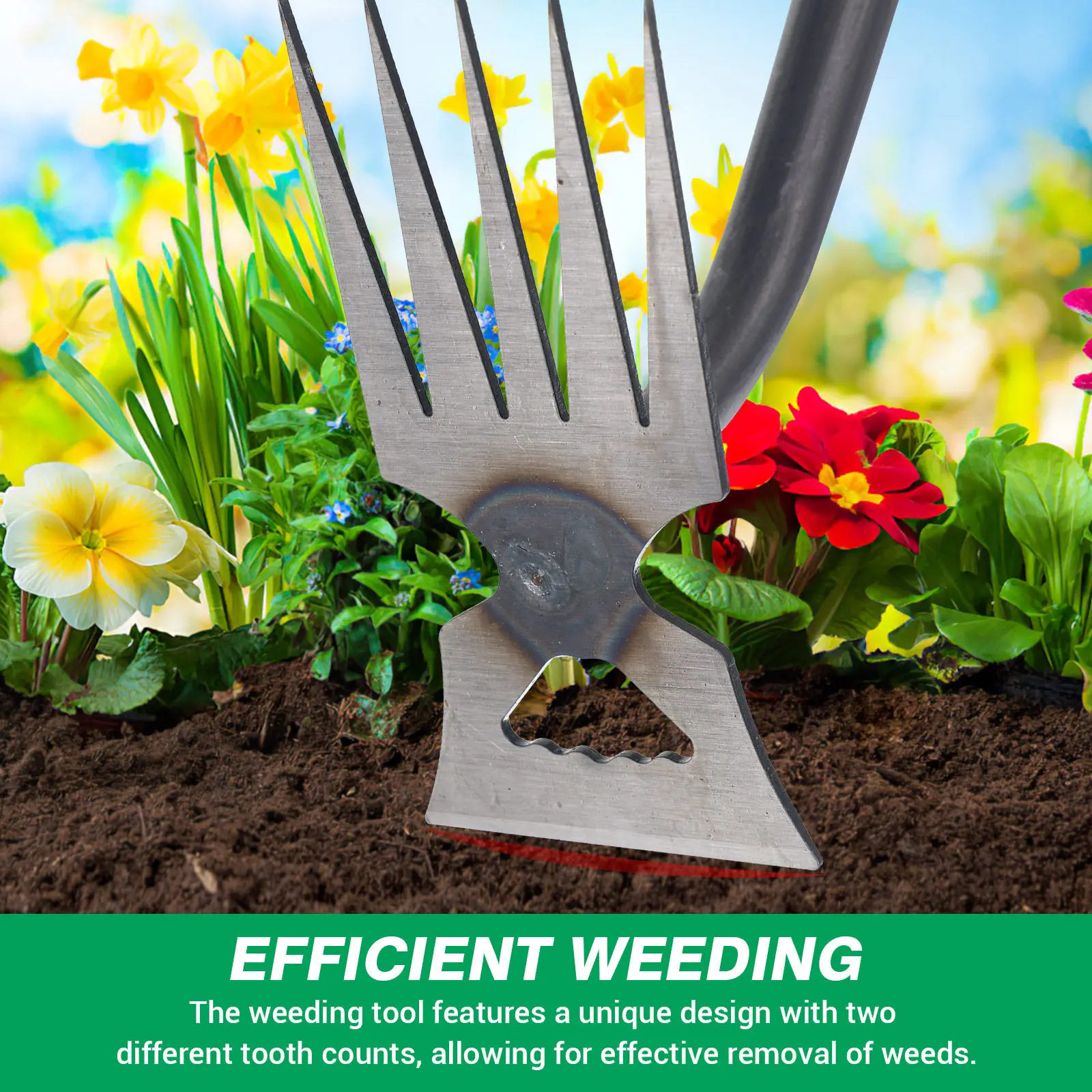 2Pcs Weed Puller Tool – Efficient, Portable & Sturdy Garden Weeding Tool for Easy Root Removal