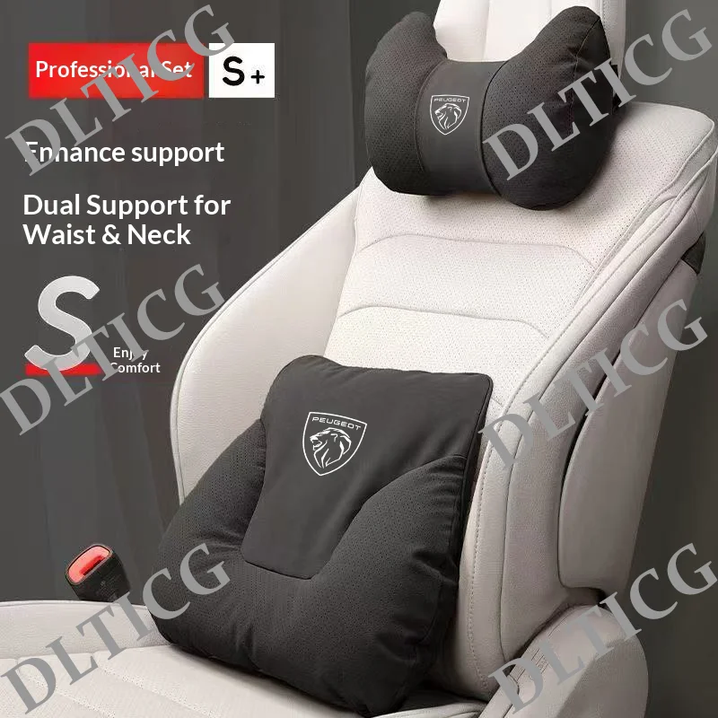 Car Seat Headrest Backrest Peugeot GT 106 107 108 206 207 208 301 307 308 406 407 408 508 601 607 2008 3008 4008 5008 RCZ Rifter