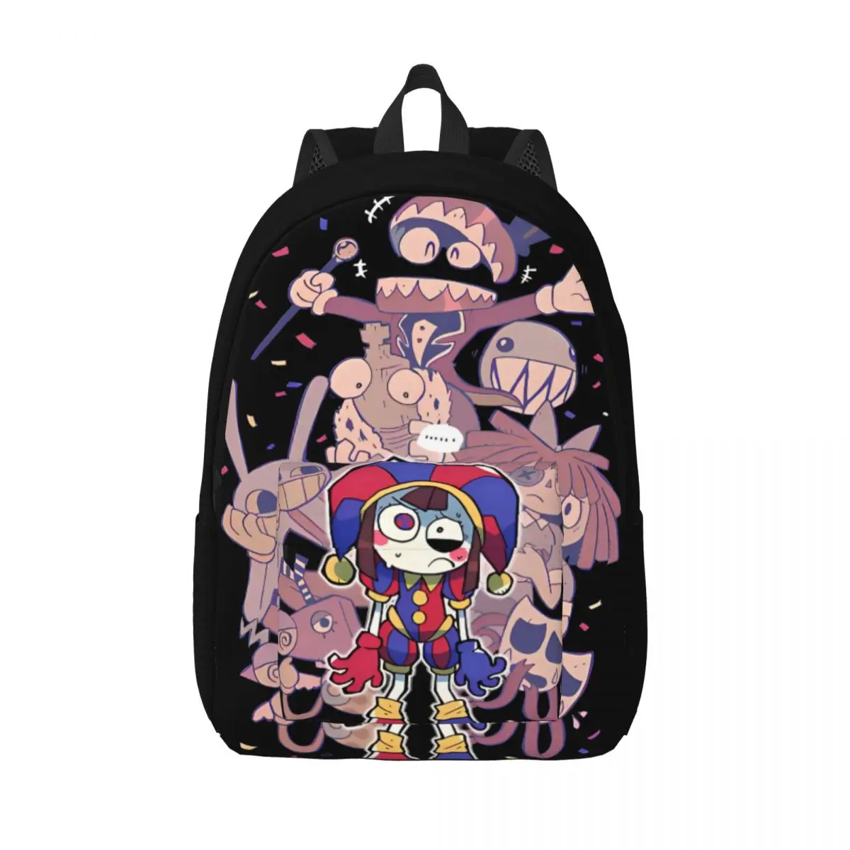 

The Amazing Digital Circus Backpack for Kindergarten Primary School Student Book Bags Boy Girl Kids Canvas Daypack Hiking