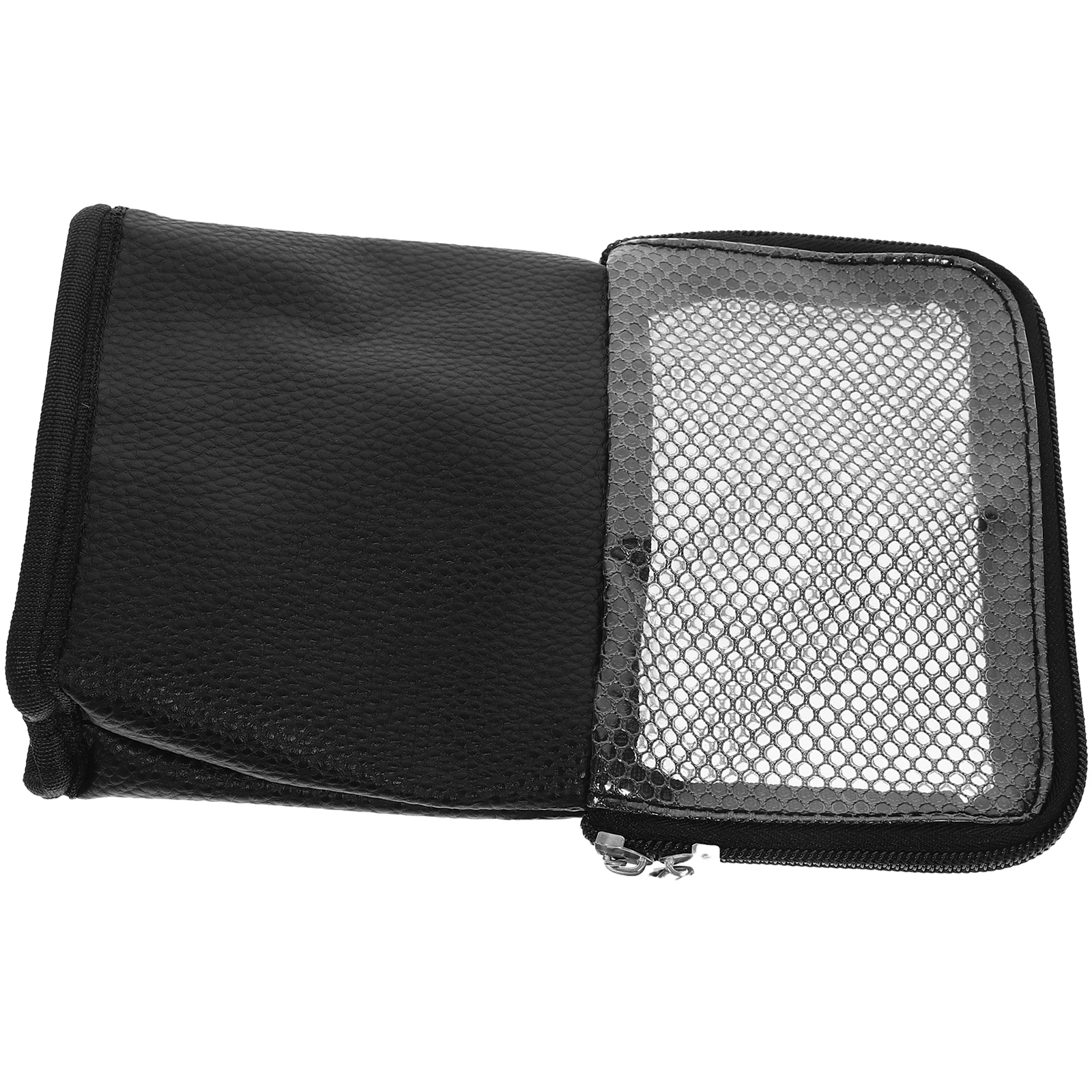 

Dustproof Large Capacity Makeup Brush Bucket Bag Holder Zipper Black Folding Travel Organizer Case Pouch Storage