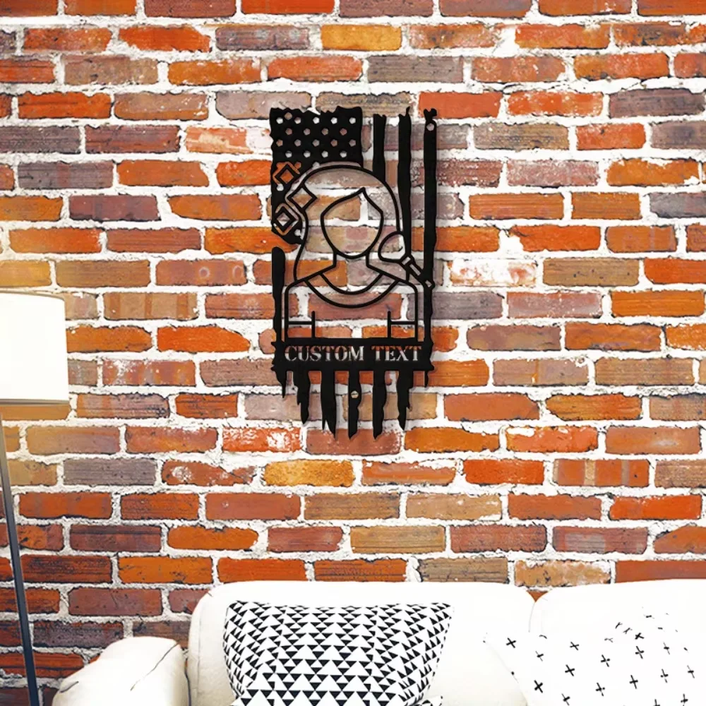 

Custom Metal Wall Decor Personalized Text Design. Wall mounted Hanging. Ideal for Music Fans to Beautify Living,Bedroom,Hallway.