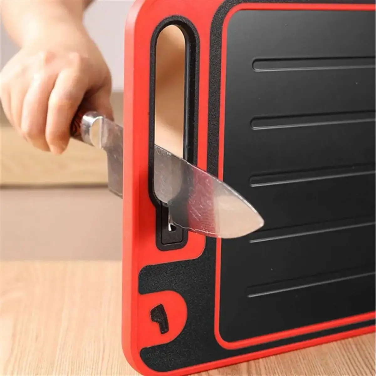 2026 Trend Defrost Tray Cutting Board Double-Sided Cutting Board Household Tray Tools for Meat with Cutting Board and Sharpener