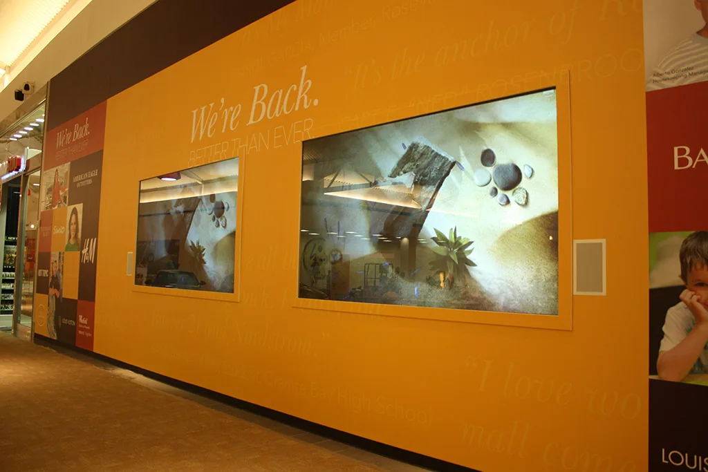 Rear Projection Film Holographic PET Window Screen for 2025 Christmas-Portable