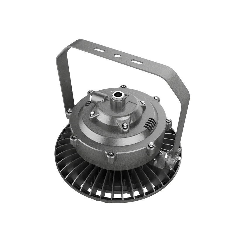 80W 150W IP66 Small UFO LED Canopy Light Oil Field Pendant Industrial Waterproof Dustproof Explosionproof Outdoor Lamp 100W 120W