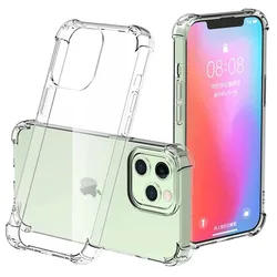 Shockproof Silicone Clear Case for IPhone 12 13 11 14 Pro Max 12 Mini Protection Case for IPhone XS MAX XR 7 8 Plus SE 2022 2021