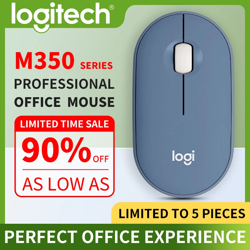 

Профессиональная офисная мышь Logitech M350 — компактная, тихая, удобная для переноски, удобная на ощупь и специально разработанная.