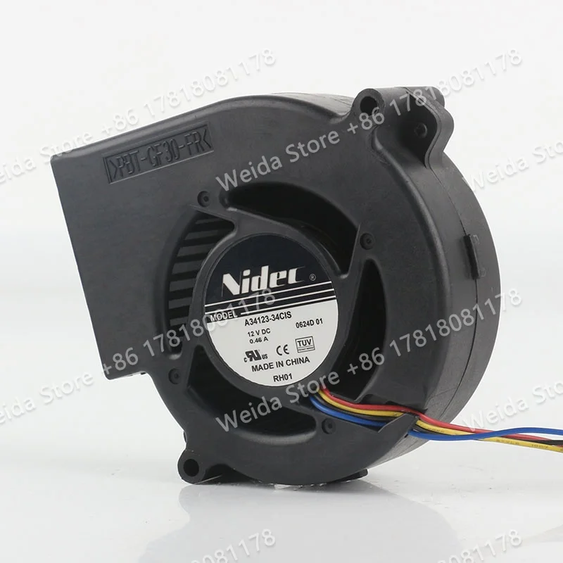 New Original Nidec DC 12V 0.46A AC EC 9733 CISCO Dedicated Blower 97X97X33MM Four-wire A34123-34CIS Cooling fan