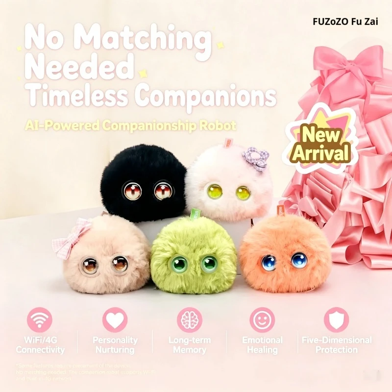 Fuzozo Ai Smart Robot Toy Emotional Companion Doll Electronic Pet Creative Gift Trendy Toy Biomimetic Interaction Conversable