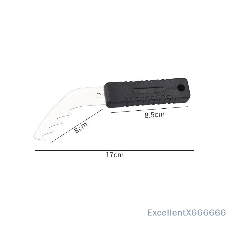 Crevice Weed Puller L-Shaped Sharp Serrated Tip Heavy Duty Metal Garden Weeder for Patio Paver Gap Sidewalk Maintenance