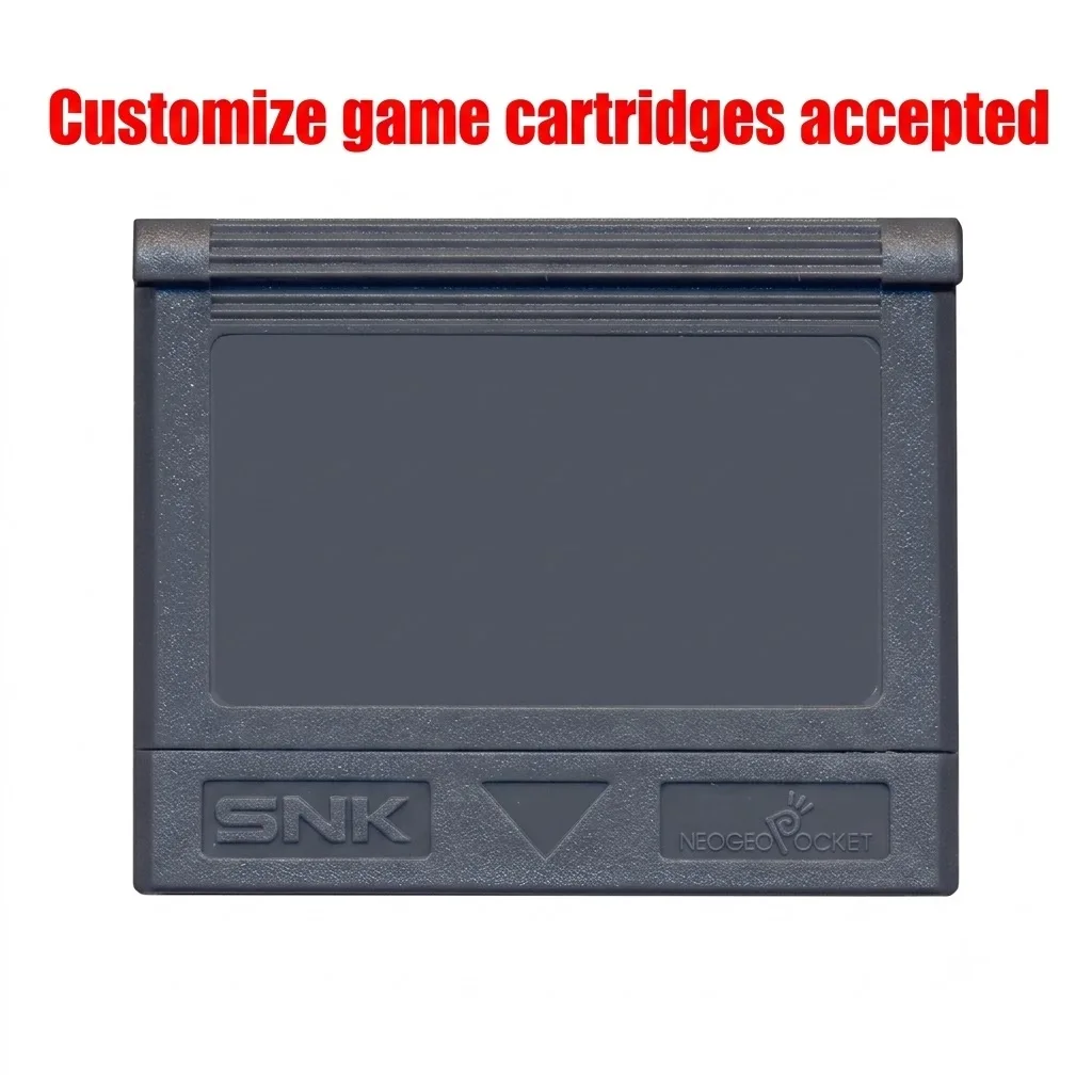 Custom Game Cartridge for NGPC, Pocket & Color - Dual Language Support (JP/EN) - High-Compatibility