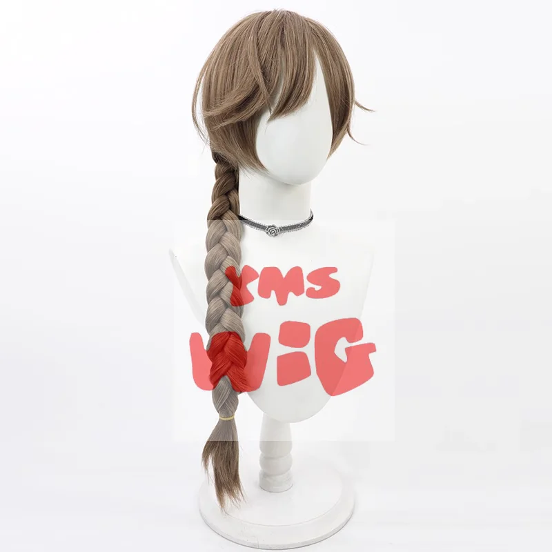 VTuber VVS kanakana Cosplay Wig Long Braids Kanae knkn Bun NIJISANJI Heat Resistant Synthetic Hair