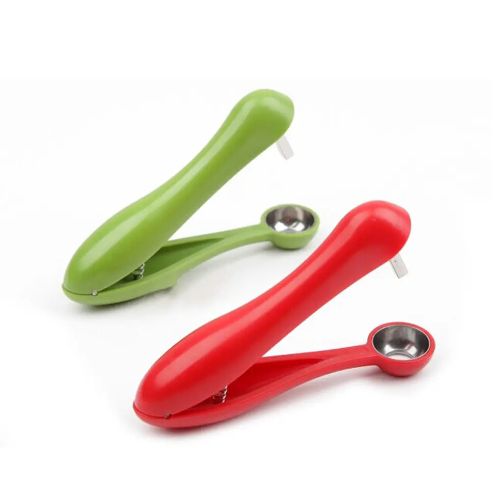 Cherry Olive Pitter Corer Random Color Ergonomic Spring Loaded Kitchen Seeder Fruit Stone Remover Fruit Separator