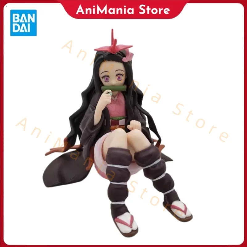 

In Stock Demon Slayer Kamado Nezuko Primary Color Sitting Posture Prize Figure Toy Gift Anime Collection Model Hobby