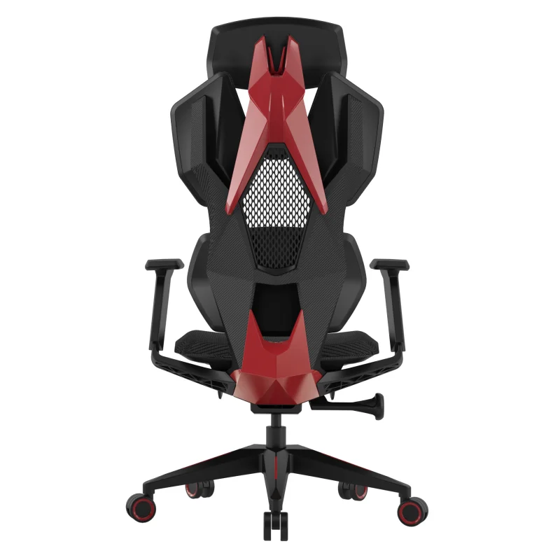 Bifma Ergonomic Gaming Chair Adjustable Racing Chair Gaming Mesh Back Fabric Seat Good Chair Gaming