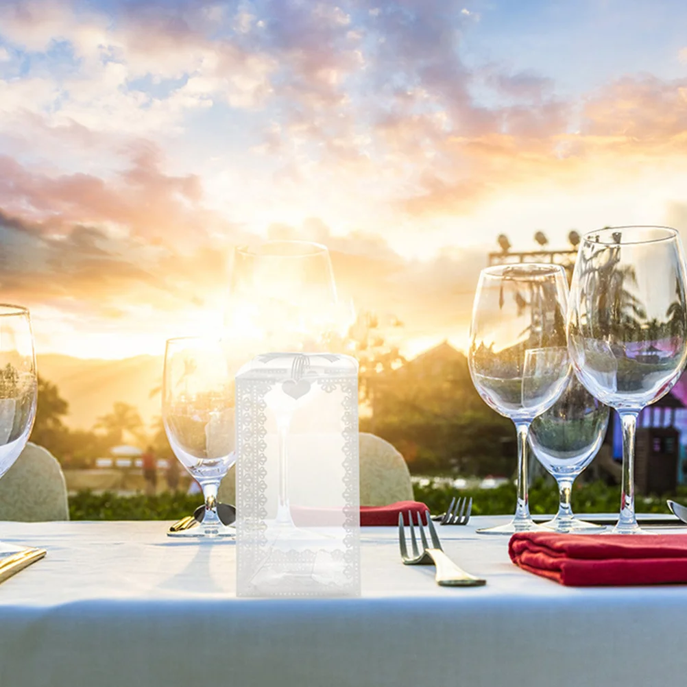 

25Pcs Clear Candy Boxes Transparent PVC Small Gift Storage Favor Packaging Box for Wedding Party Holiday Treats