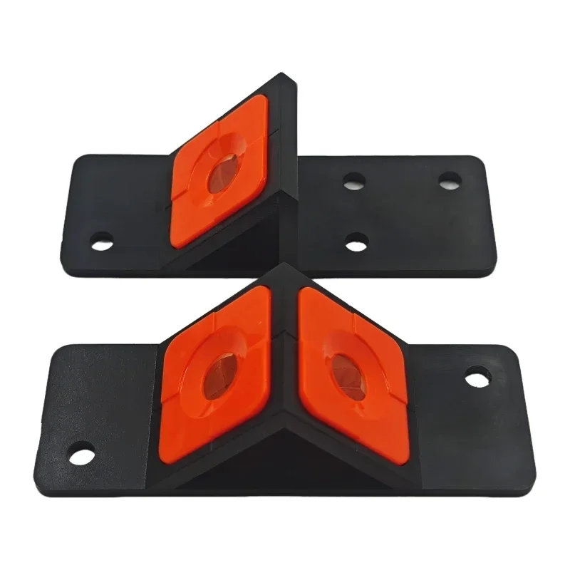 Double / Single Side Mini 45 Ground Prism, 12.7mm Copper Coated Reflector Prism for Leica Trimble Total Station Survey Accessory