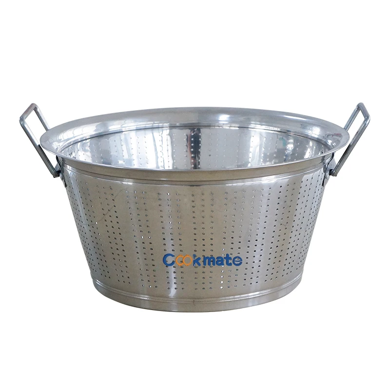 

Cookmate Stainless Steel Rice Strainer With Handle Laboratory Test Sieve Fruit Colander