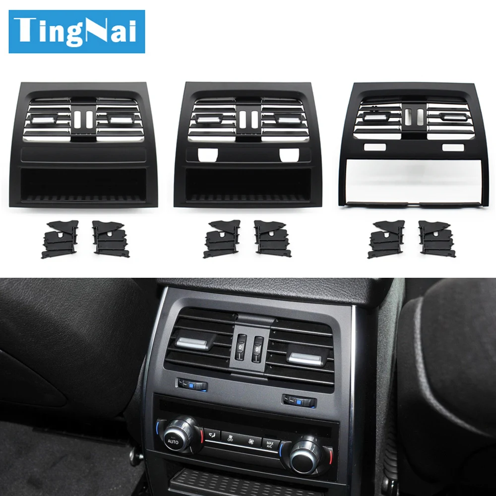 Car Rear Fresh Air Conditioning AC Vent Grille Outlet Panel For BMW 5 Series GT F07 528i 535i 550i 2010-2017