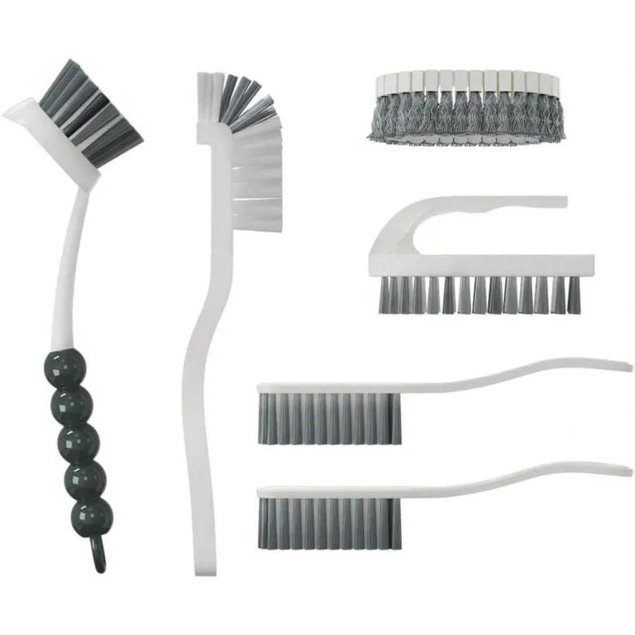

【New style】6 PCS Cleaning Brush, Scrub Brush Set For Kitchen And Bathroom Household Use With Various Brushes For Cleaning Dishe