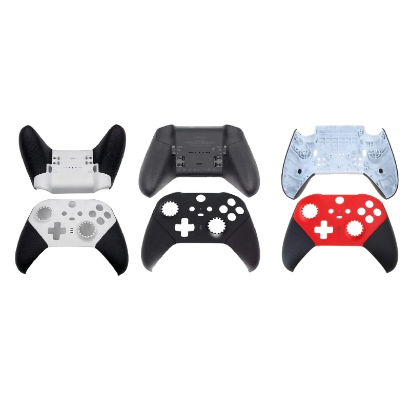 

Controller Skin Gaming Accessory Front Shells+Bottom Casing Replacement for XB Black/Red/Youth Version