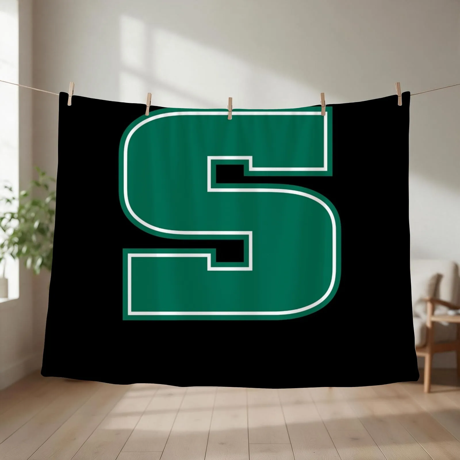 Logo-The-Slippery Rock Throw Blanket couch cozy soft plush fuzzy picnic outdoor blanket