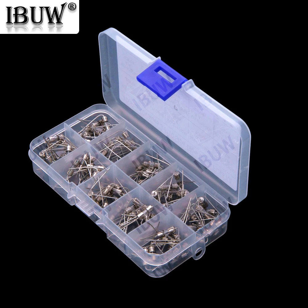 10Values ​​100PCS 0.5A 10A 3.6x10mm Leaded Glass Fuse Tubes 0.5A/10A Straight Through-hole 250V Kit 3.6x10
