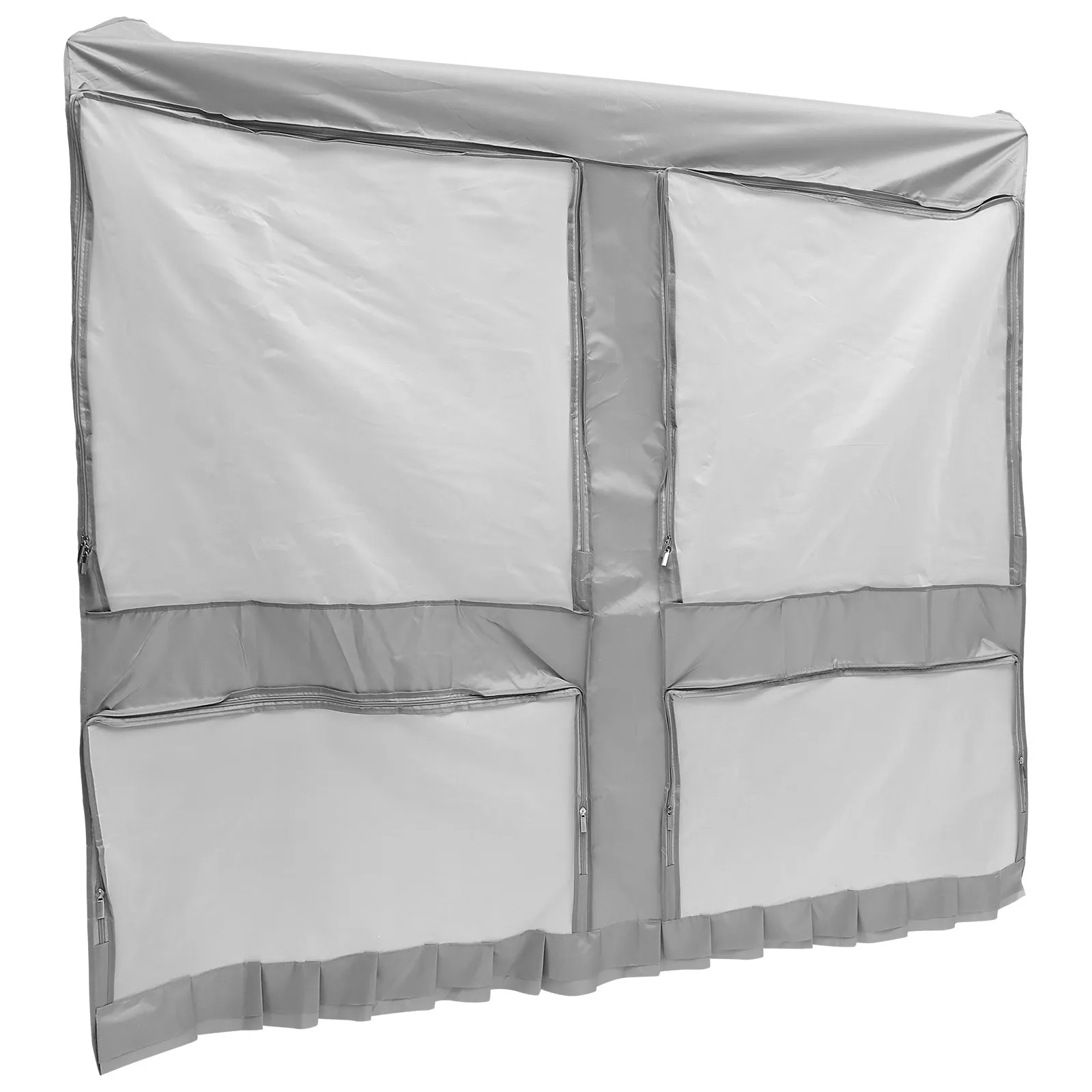 

Clothes Cover Oxford Cloth Protection Clear Hanging Garment Suit Bag Dustproof Moisture Resistant Wardrobe Organizer for Long