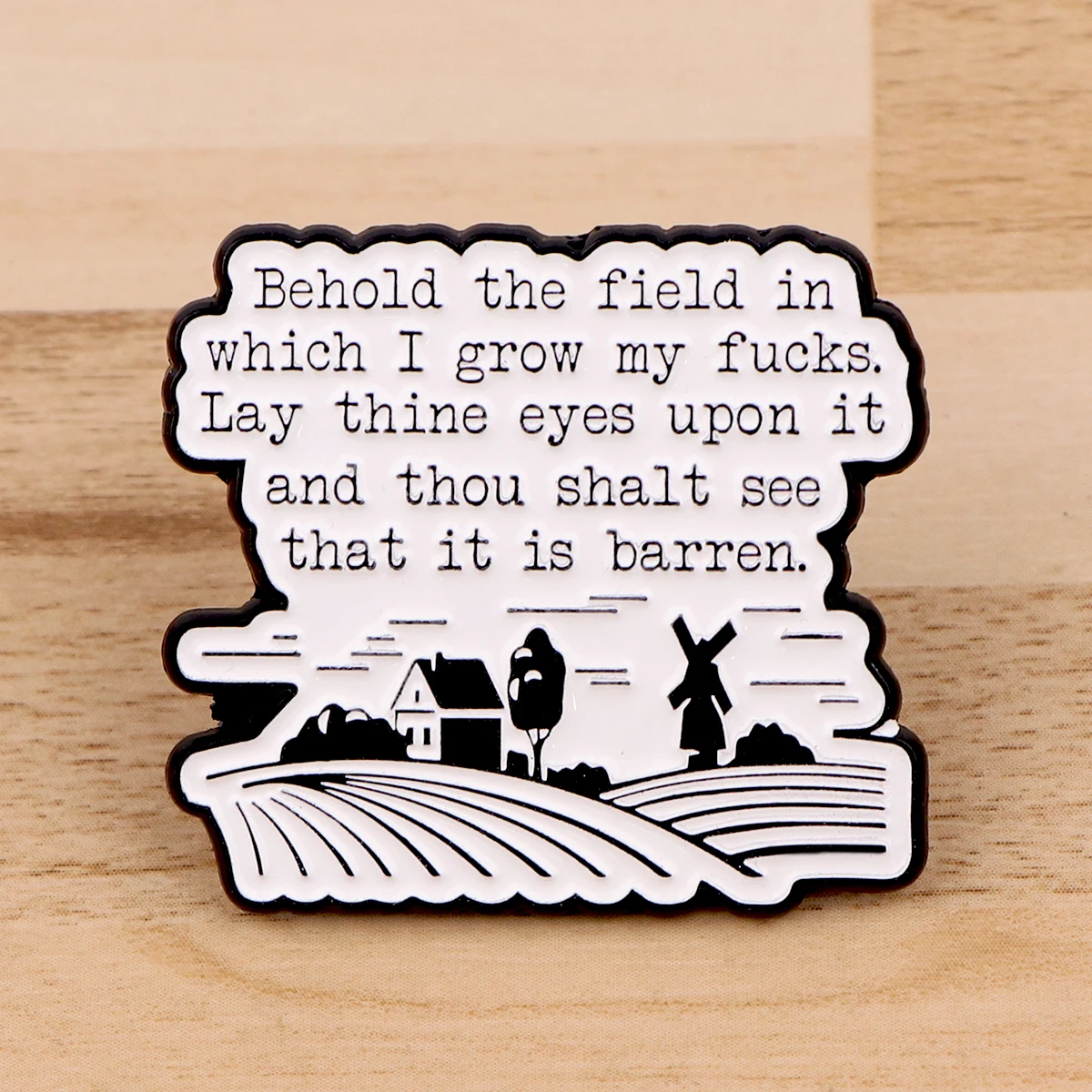 Irony Quotations Enamel Pins Brooches For Clothing Backpack Lapel Badges Fashion Jewelry Accessories Souvenir Gifts