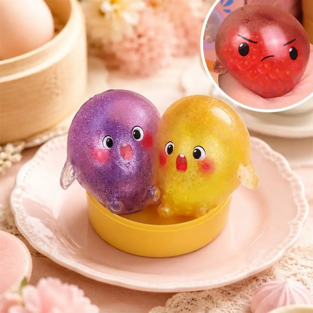 Fun Squeezing Fun Squeeze Stretchy Squeeze Popped Beads Stuffed Soft Glitter Squishy Round Slow Rebound Pinching Fun Pinch